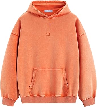 Aelfric Eden Washed Plain Hoodies For Men Women Vintage Acid Wash Oversized Sweatshirts Casual Streetwear Pullover Hoodie