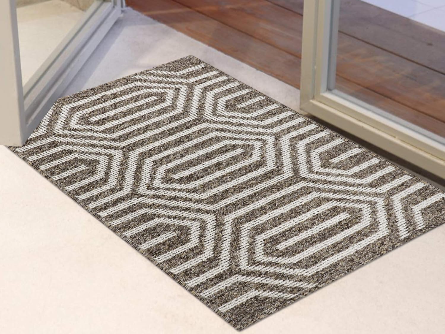Famibay Indoor Doormat Washable Non Slip Dirt Trapper Door Mat Low