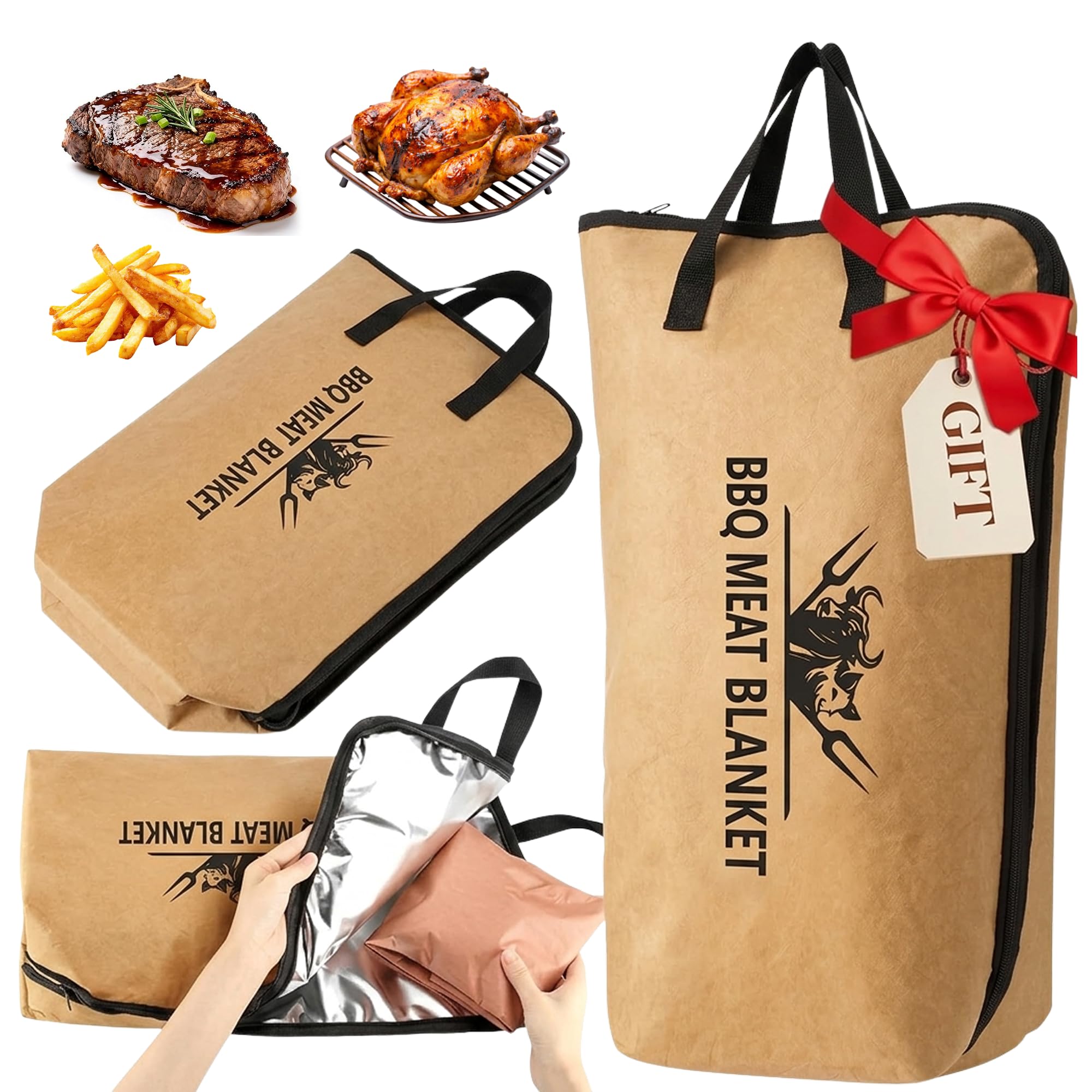 Viande sèche au fumoir ? Découvrez notre sac isotherme de barbecue 53,3 cm