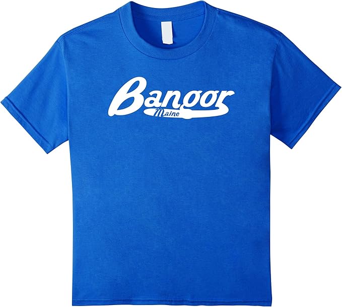 Bangor Maine Vintage Logo TShirt Clothing