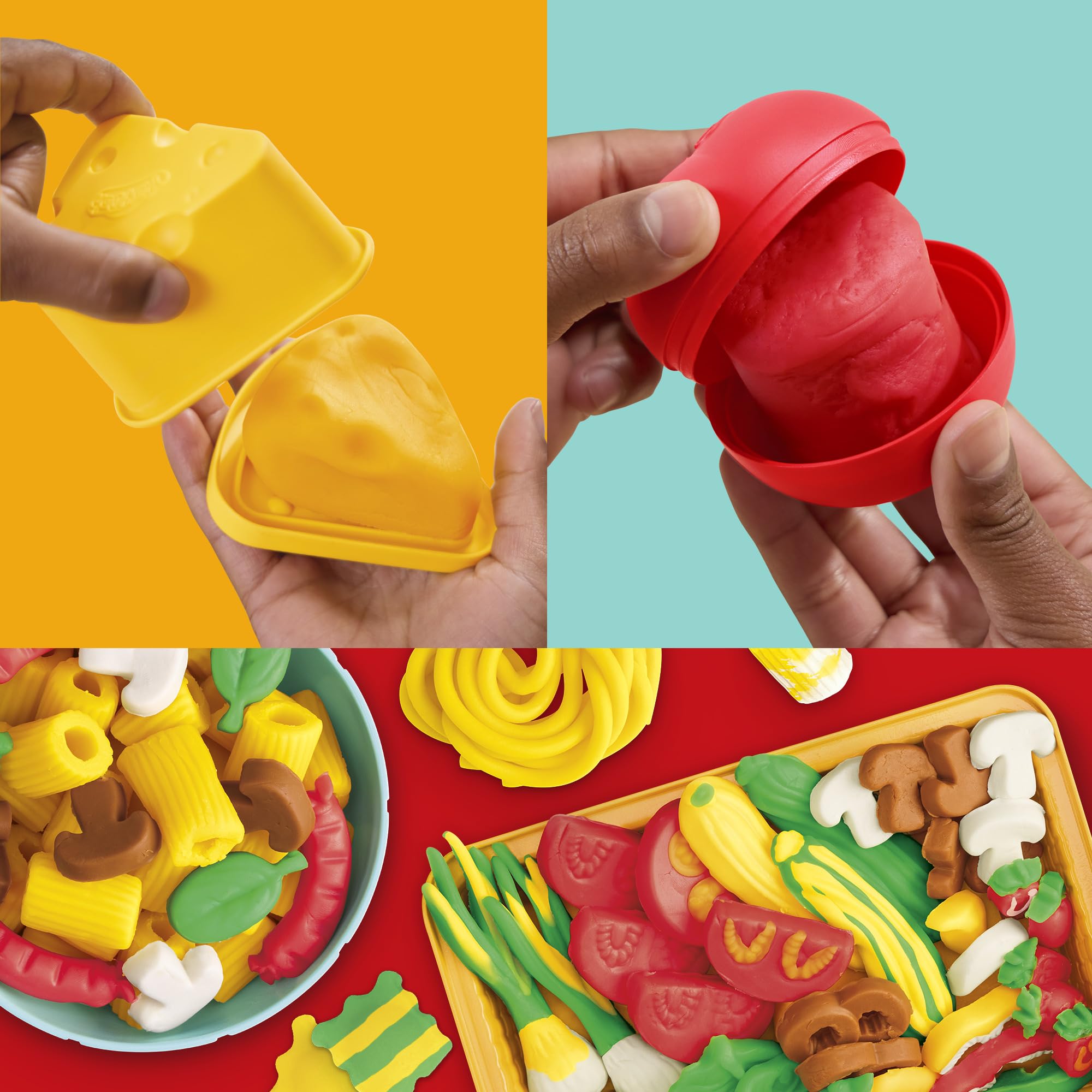 Play-Doh, La Cocina de los Minichefs, Sonidos de Cocina de Juguete realistas, Más de 25 Alimentos de Juguete Que Crear, Manualidades Infantiles, A Partir de 3 años