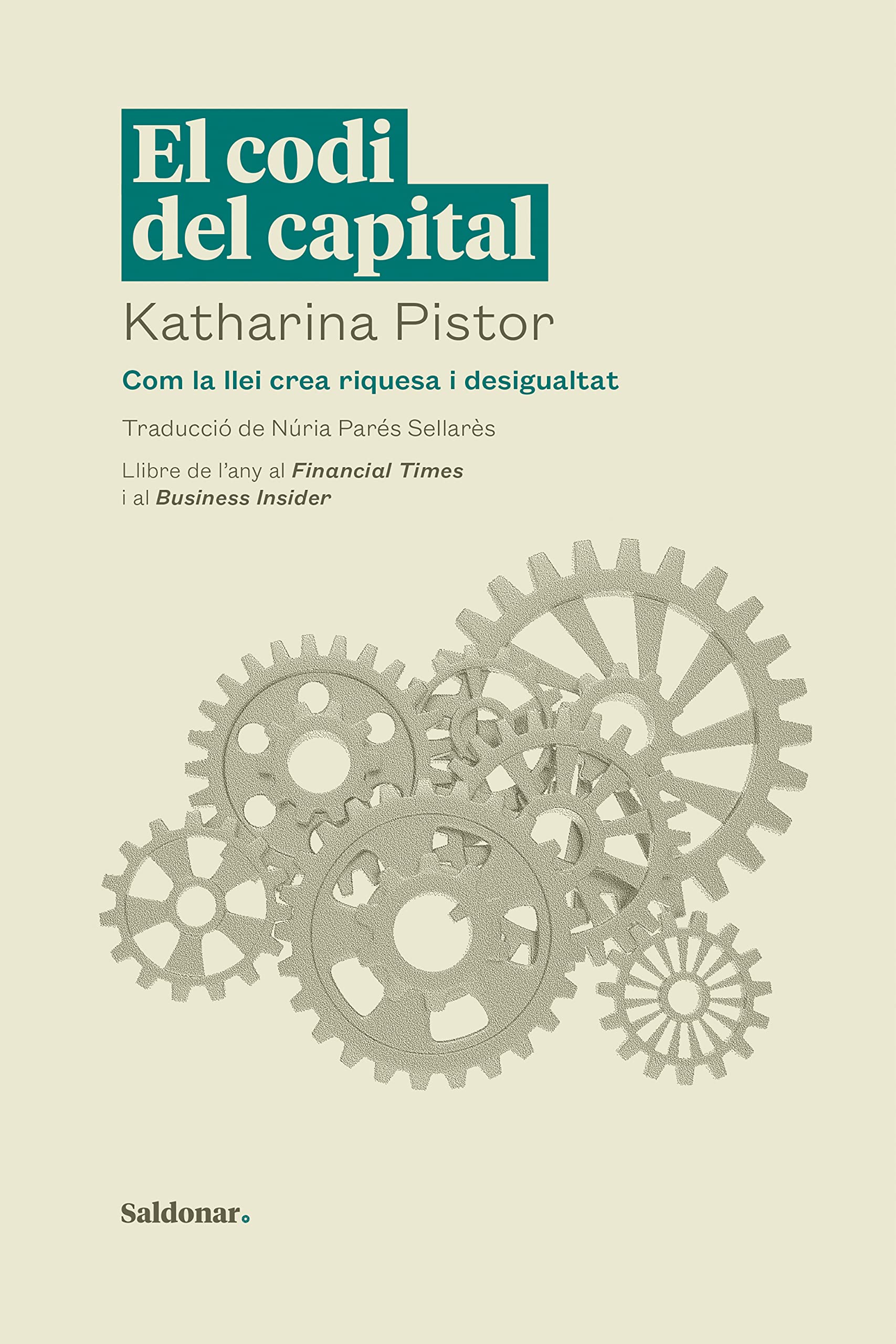 Le Code du Capital en catalan livre essai sur la loi et l'inégalité de richesse