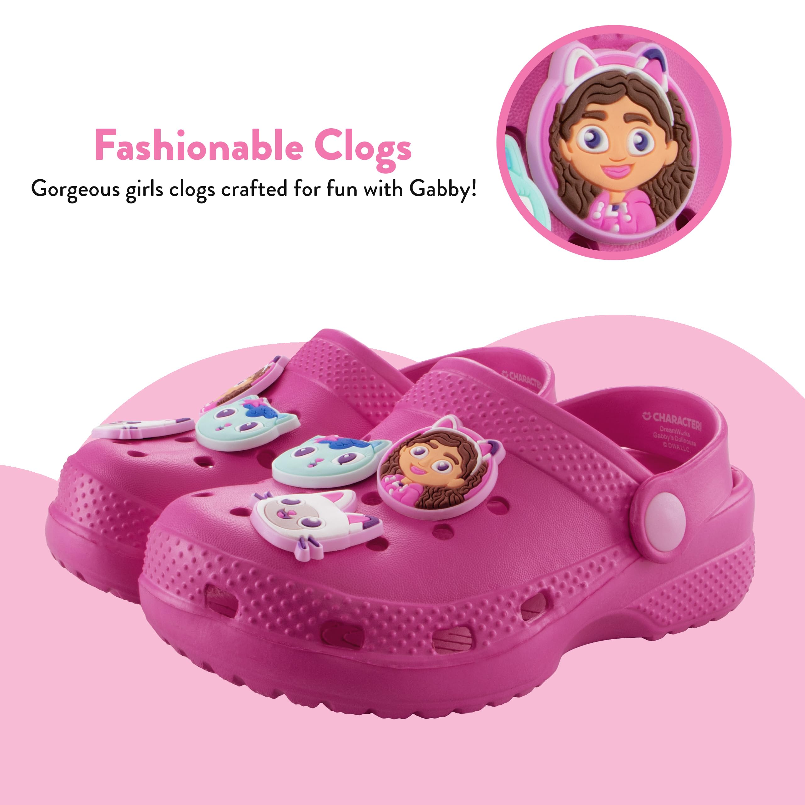 DreamWorks Gabby’s Dollhouse Zuecos Niña, Sandalias Niña, Zapatos Niño De Verano, Zuecos Niño