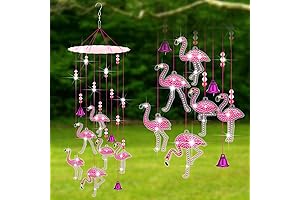 Summer Flamingo Diamond Painting Wind Chimes