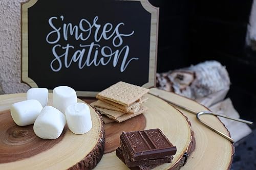 Miniatura 6 de Bandeja Lipper International de corteza de árbol de acacia para servir queso, galletas y aperitivos