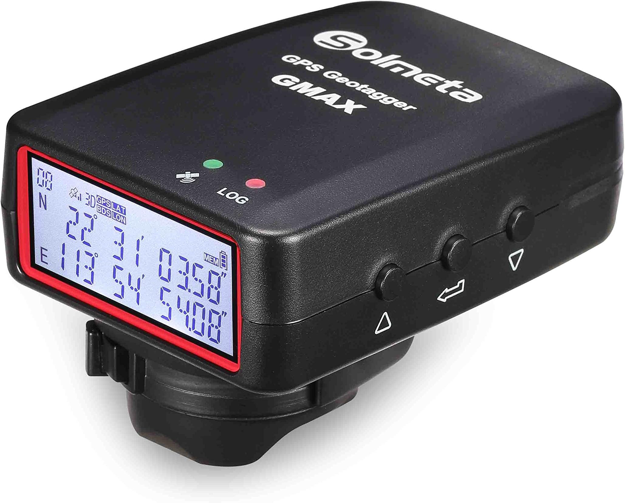 GMAX-EOS GPS Receiver for Canon EOS 1DX, EOS 5D Mark III, 5Ds, 5Dsr, 6D(WG), 7D, 80D, 70D, 77D, 800D(T7i), 760D(T6s), 750D(T6i), 700D(T5i), 650D(T4i), 100D(SL1), 1300D(T6), 1200D(T5), M2, M