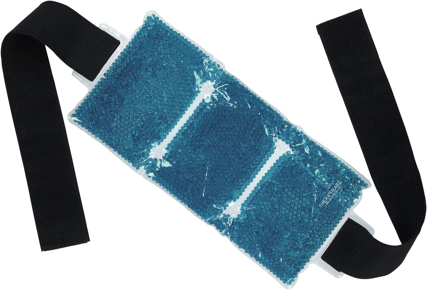 Color Changing Hot Cold Pack - Reusable Wrap with Strap & Gel Beads, Ice Bag for Lower Back Pain Relief, Non Toxic Flexible Hot & Cold Compress for Swelling, Sports Injuries