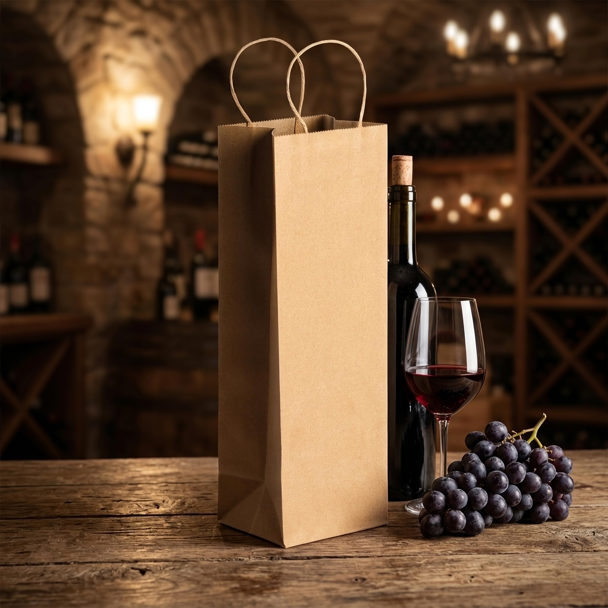 SECONDOTE 100 Buste Regalo Bottiglie Vino, Prosecco e Spumante