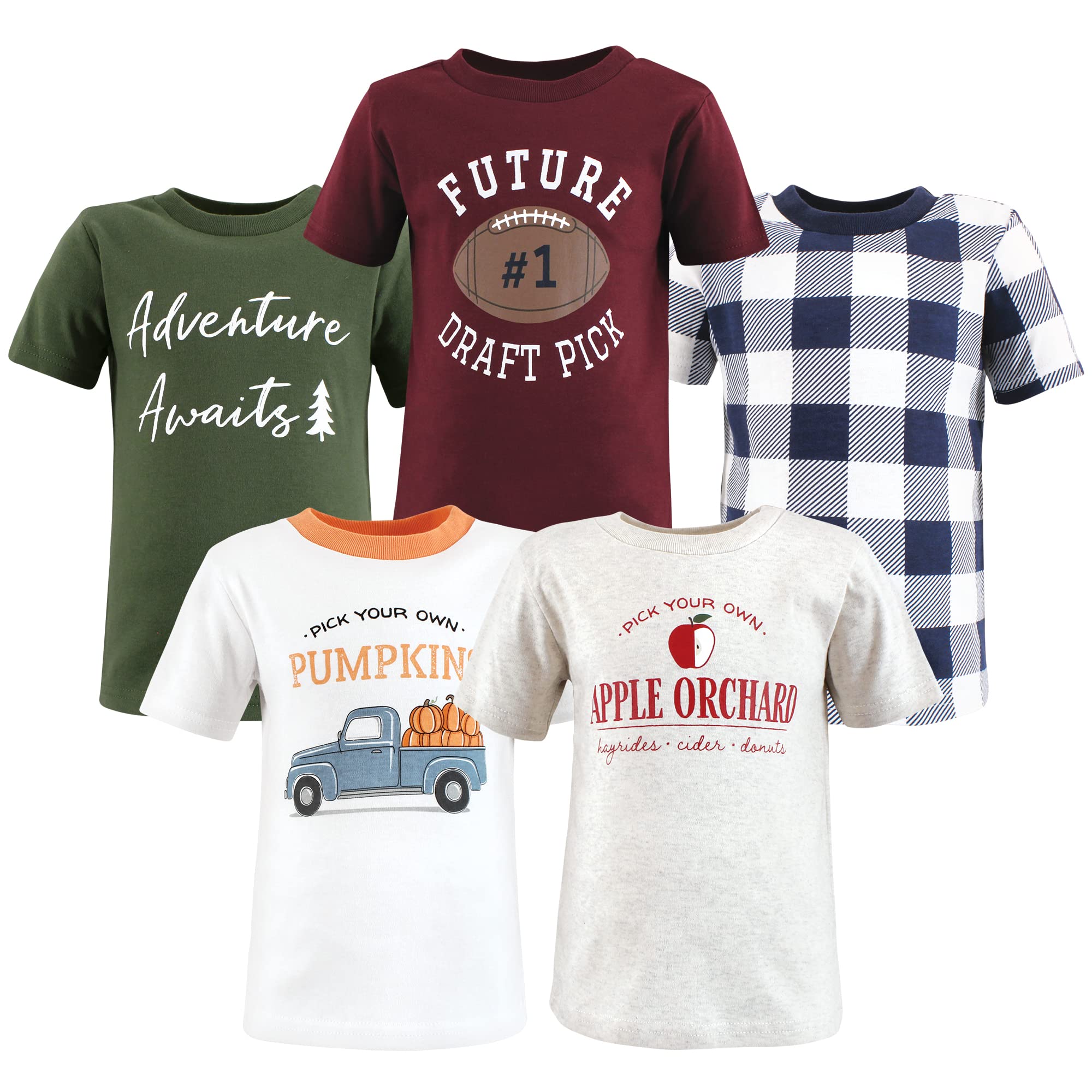 Hudson Baby Unisex-Baby Short Sleeve T-Shirts