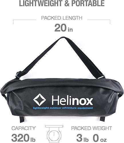 Miniatura 3 de Helinox Incline Festival - Silla plegable ajustable para exteriores, para eventos, color negro