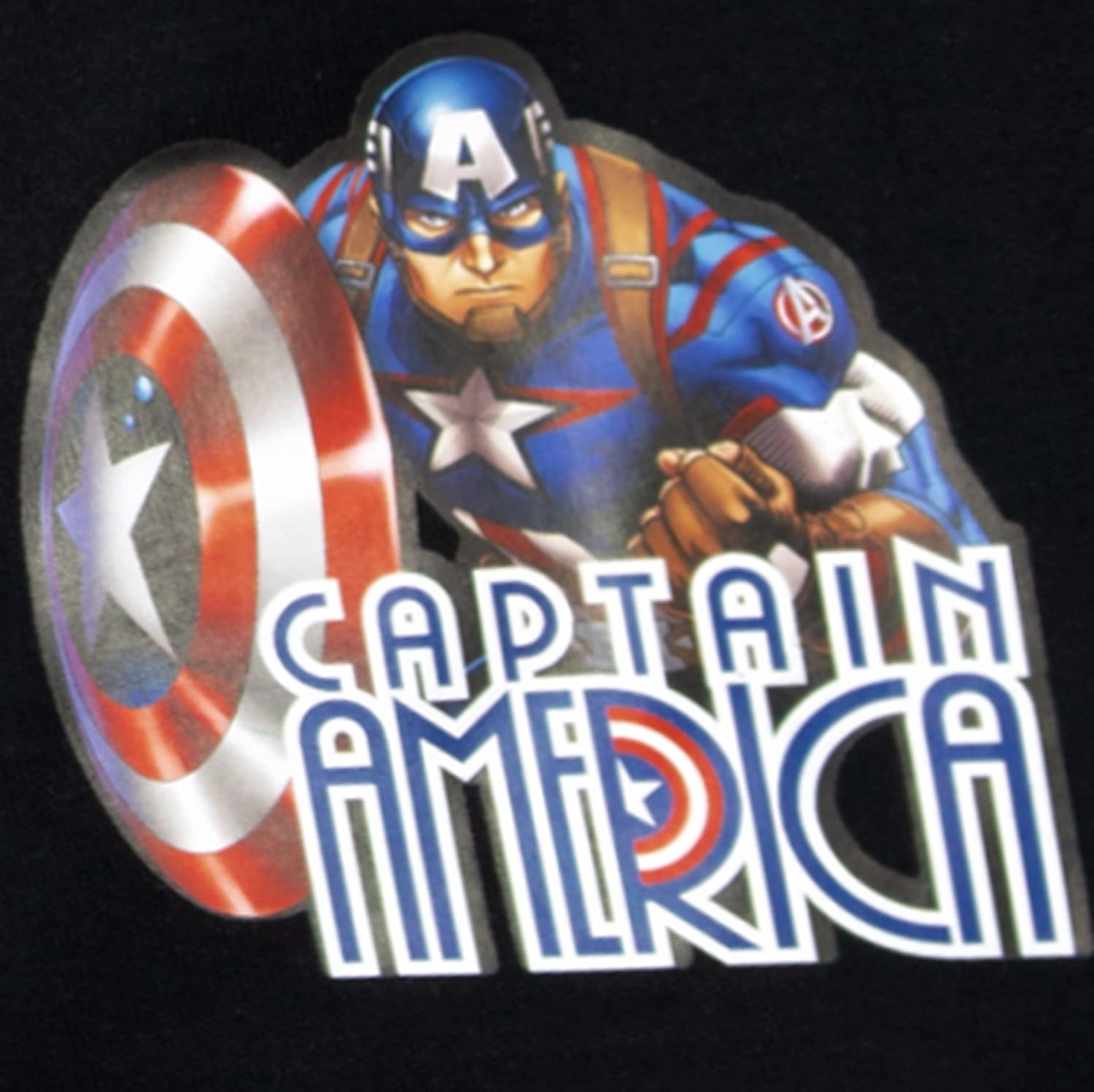 Marvel Boys Short Pajamas Captain America Blue 5