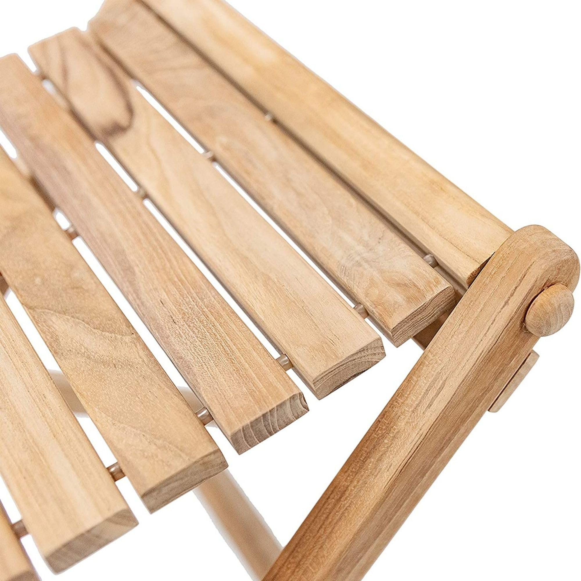 Large Plastic Folding Stool with Non-Slip Dots by PREMIUS, Convenient, Sturdy, and Space-Saving Non-Skid with Extra Stability, Boost to Hard to Reach Places Around The Home and Office (Blue)