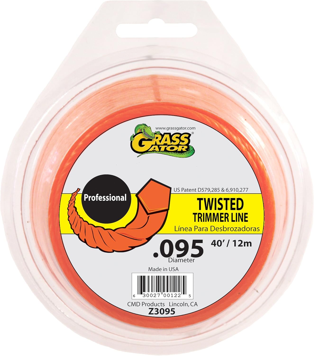Grass Gator Z3095 Zip String Trimmer Line Pro 40Feet Loop