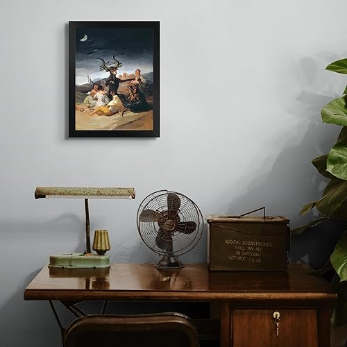 Miniatura 4 de Witches Sabbath by Francisco Goya Premium Poster Print  Fine Artwork Painting Reproduction  Wall Art Decor Gift for Men & Women Living Room,