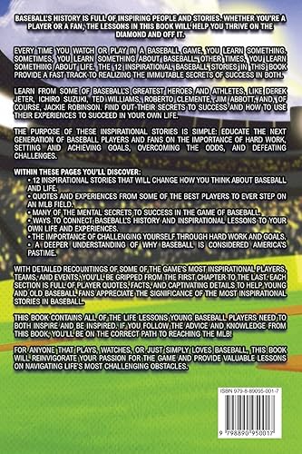 Miniatura 2 de Inspirational Baseball Stories for Young Readers 12 Unbelievable True Tales to Inspire and Amaze Young Baseball Lovers