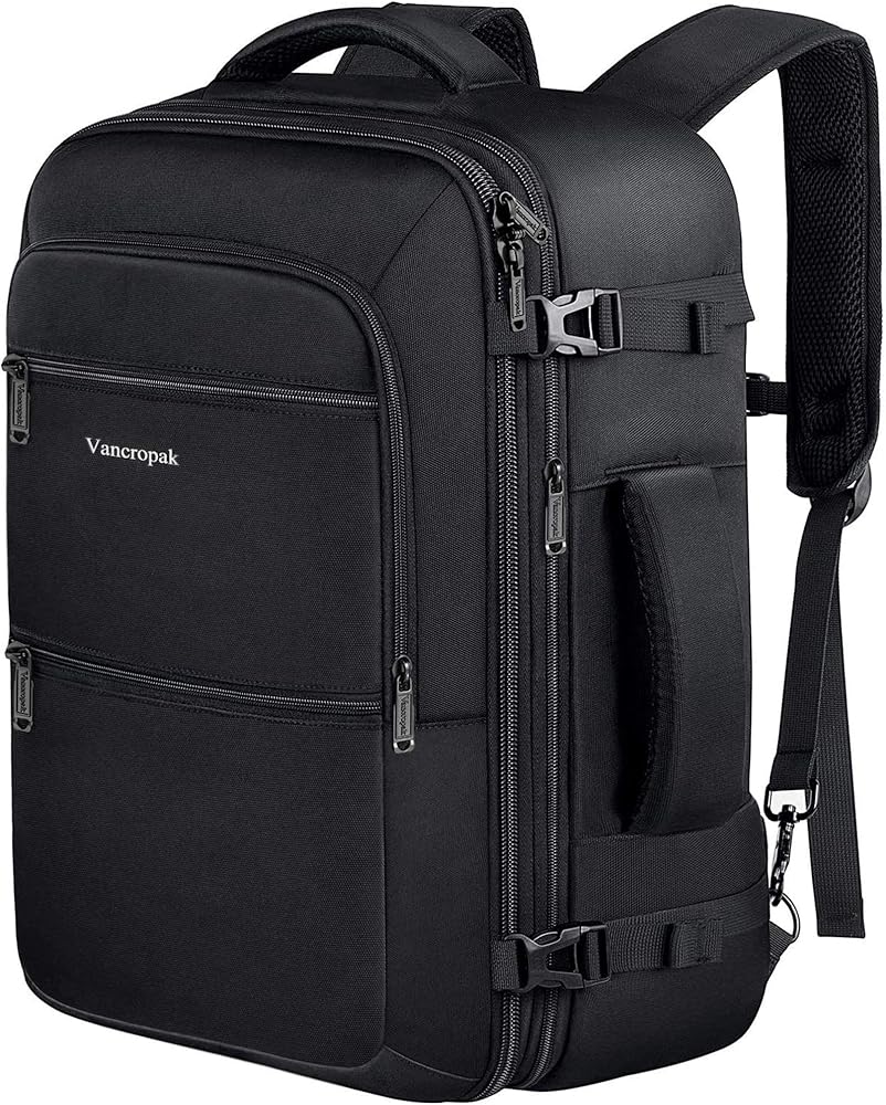 Amazon.com: Vancropak Carry On Backpack, 40L Expandable Extra