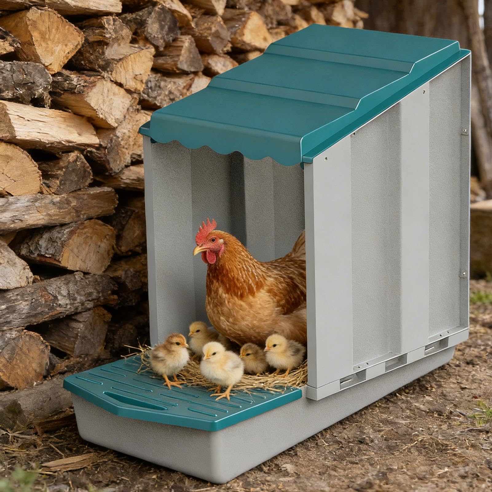 per polli per anatre, per gli amanti delle anatre, per gli appassionati di hobby, agricoltori, amanti degli animali, cortile, fattoria, contadino, pollaio mobile, giardino