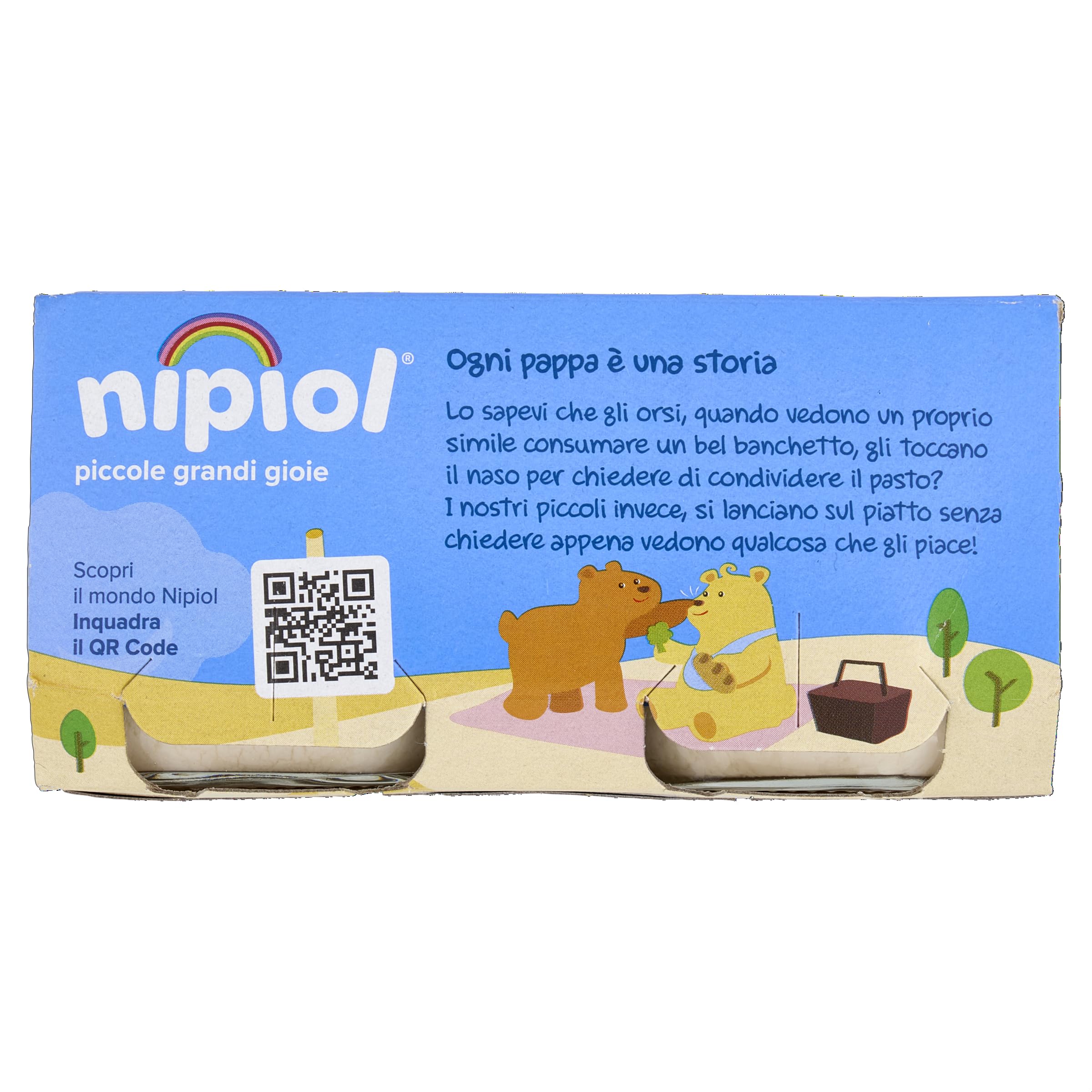 Nipiol Omogeneizzato Formaggino - 24 Vasetti da 80gr