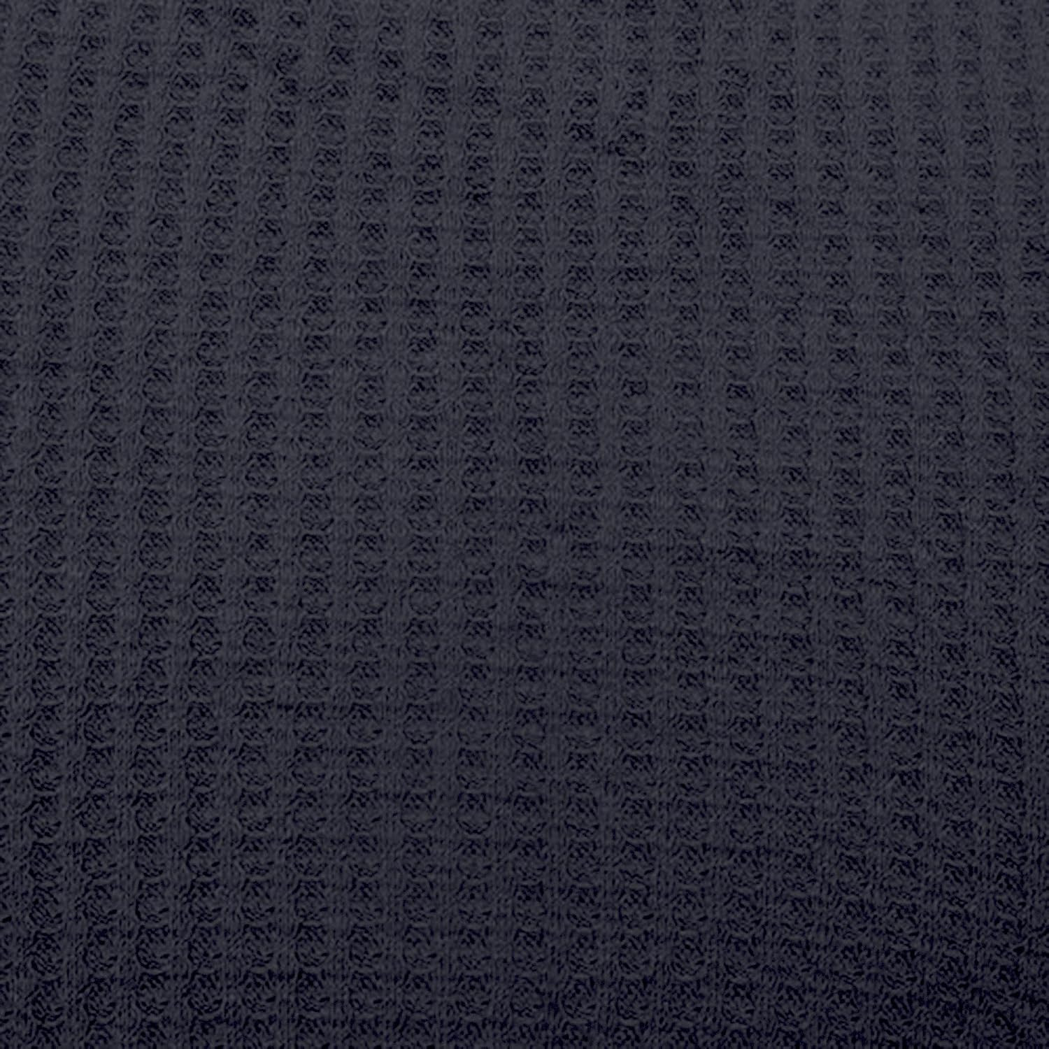 59" Wide Rayon Spandex Waffle Open Knit Fabric - 210 GSM, 2-Way Stretch, Breathable, Medium Weight - by The Yard for Sewing, Apparel, Maternity, Crafts & DIY