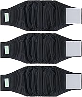 Vista 31 de wegreeco Pañales lavables para perros machos, paquete de 3 (ballena, talla L)