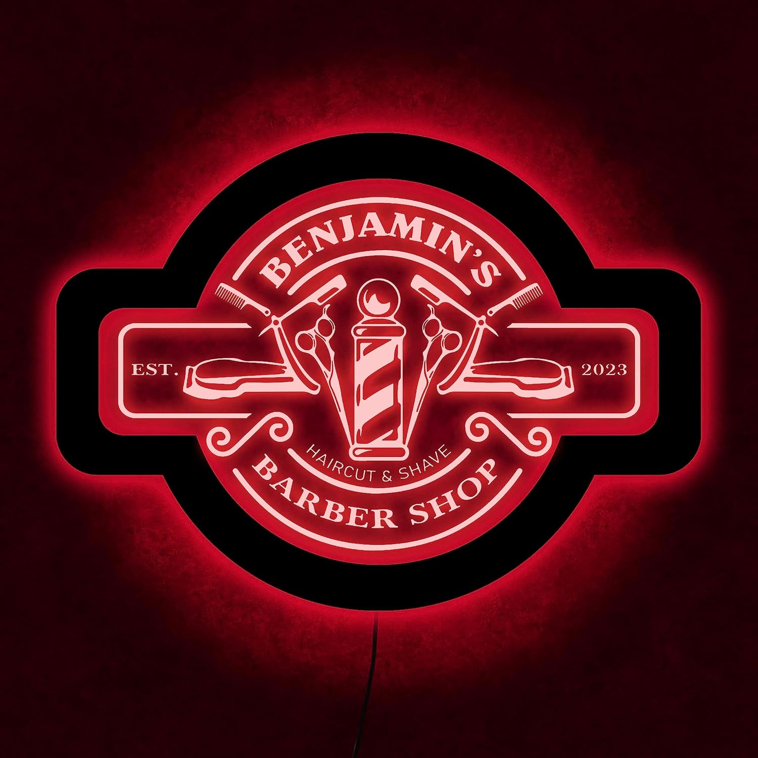 Custom Barber Shop Neon Sign, Barber LED Sign, Barber Neon