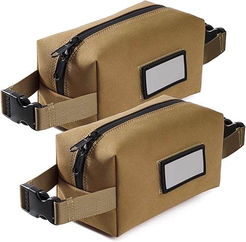 Bolsa de munición Casluhim suelta con asa a presión y parches de identificación, ideal para almacenamiento de munición con lata de munición y caja,