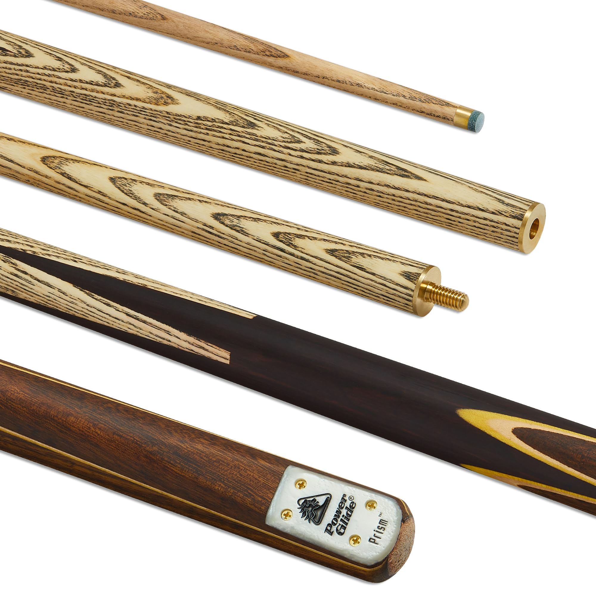 PowerGlide Tournament Prism 2 Piece Snooker Cue