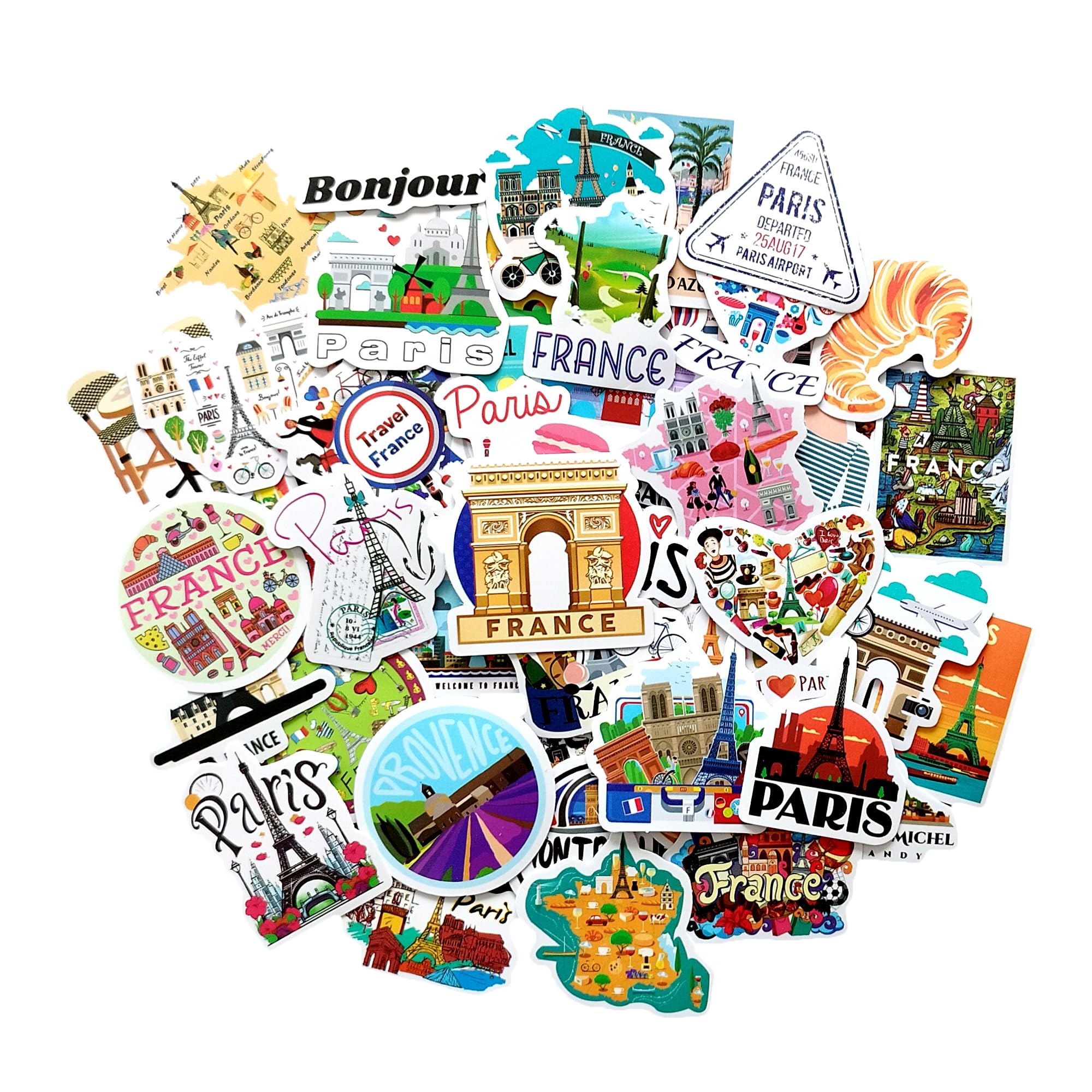 Pegatina Francia stickers Francia pegatinas para maletas pegatinas portatil pegatinas scrapbooking stickers aesthetic vinilos pegatinas moto maleta vinilos pegatinas viajes bandera Francia stickers