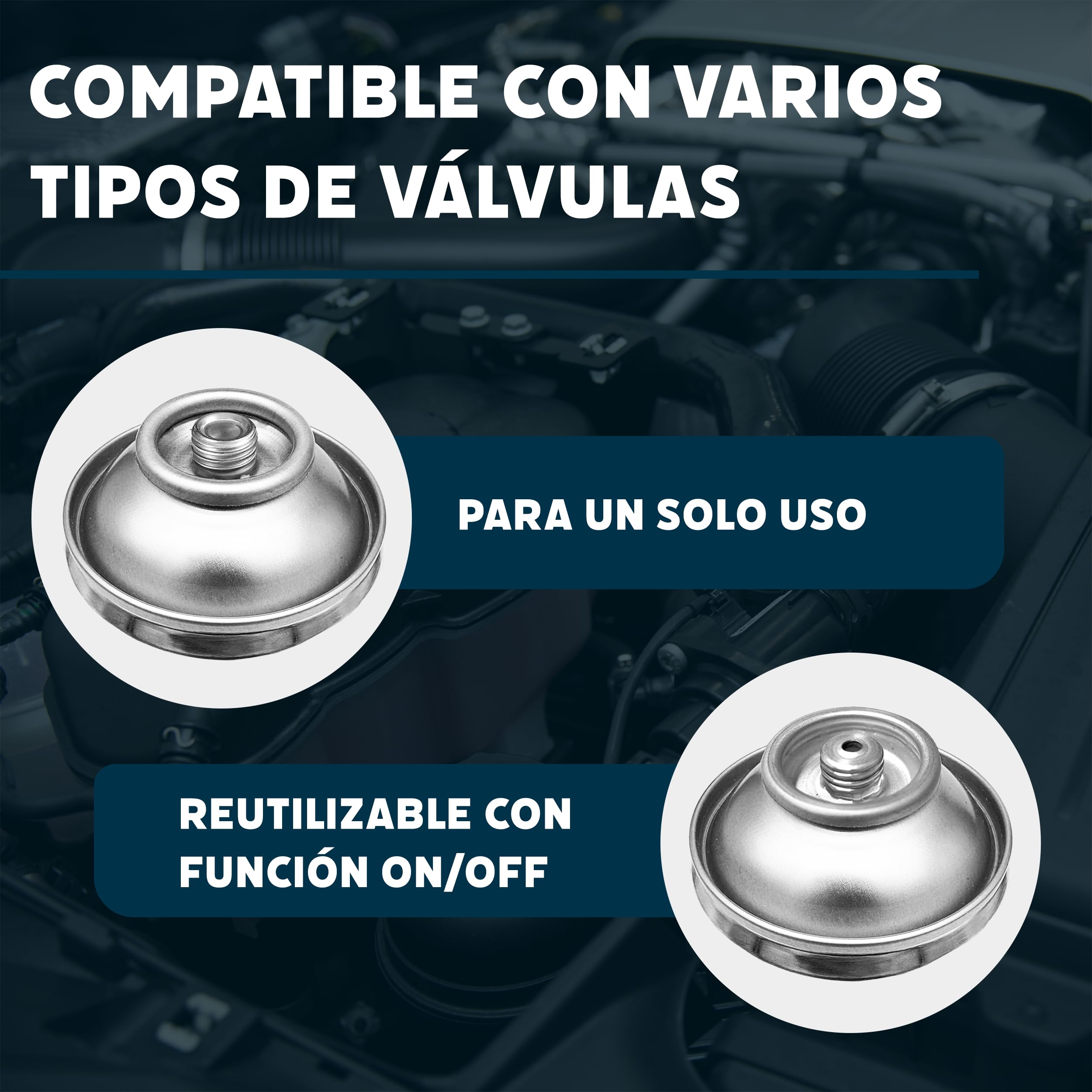 CLIMASET - Kit de Recarga de Aire Acondicionado para Coche - 3 Unidades 4 en 1 de sustituto R134a + Manguera - para vehículos de 1994 a 2016, Manguera Moderna y fácil de Usar, manómetro