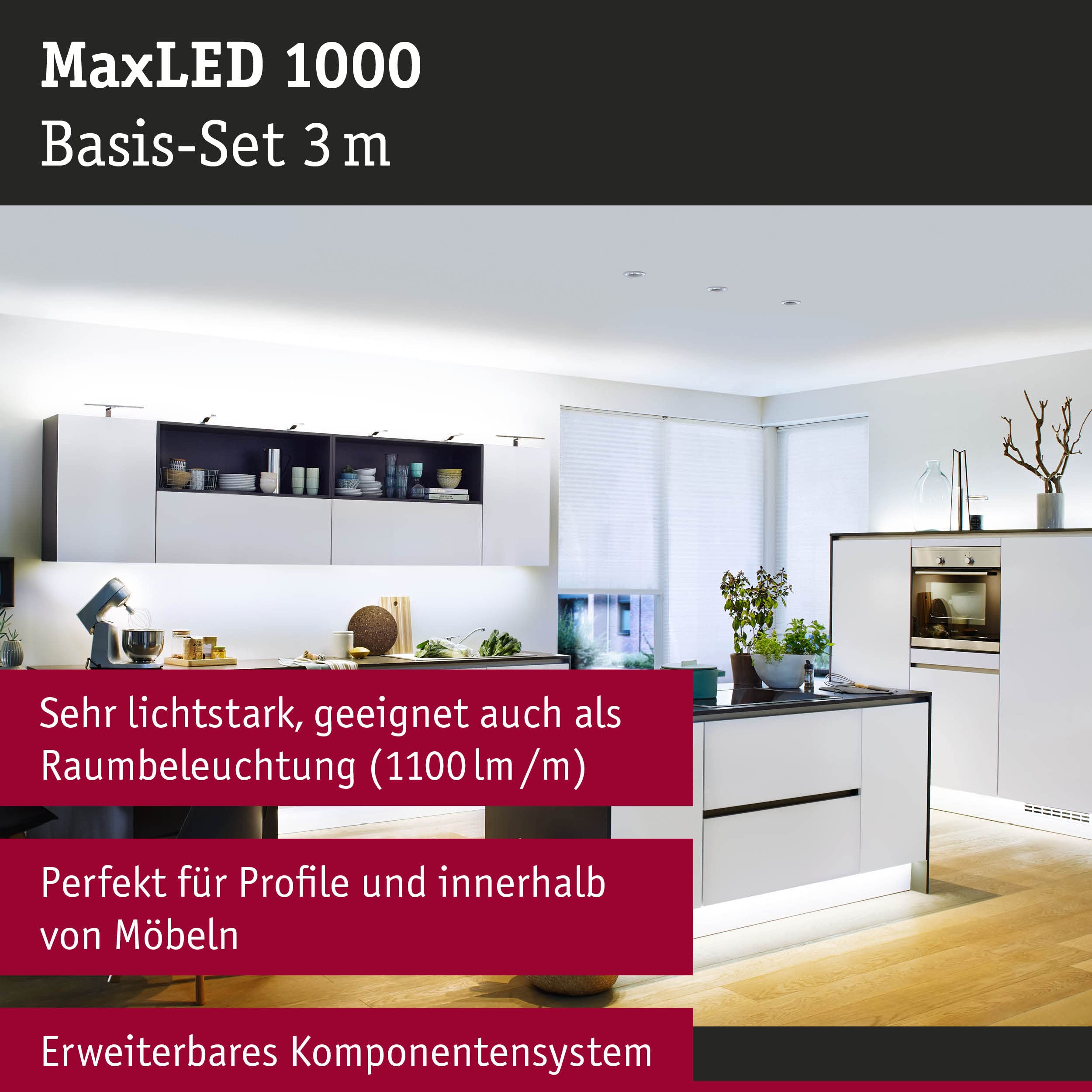 Paulmann 705.89 Strip, Integriert, silber