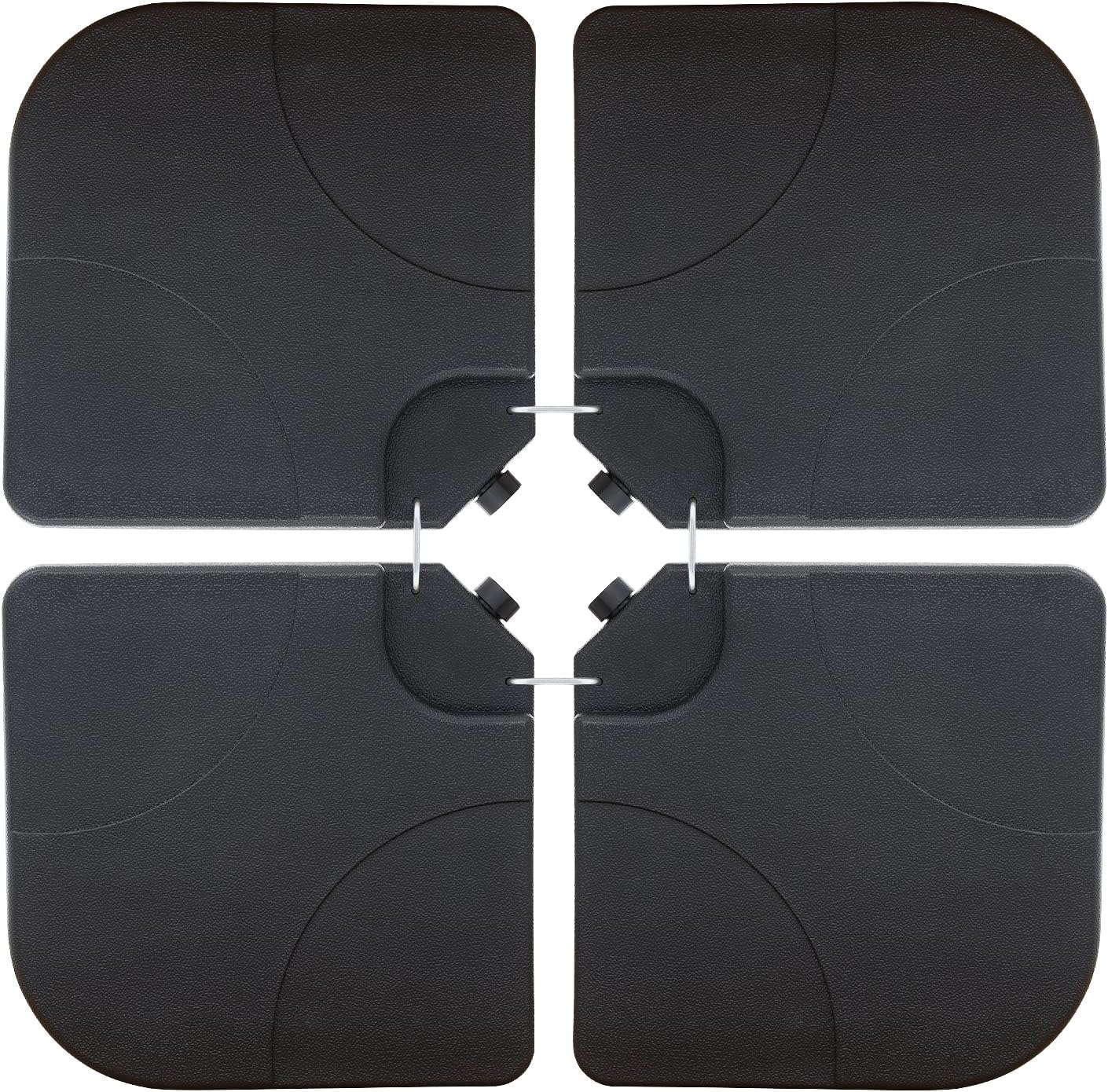 SUPER DEAL 4 Piece Cantilever Offset Patio Umbrella Base