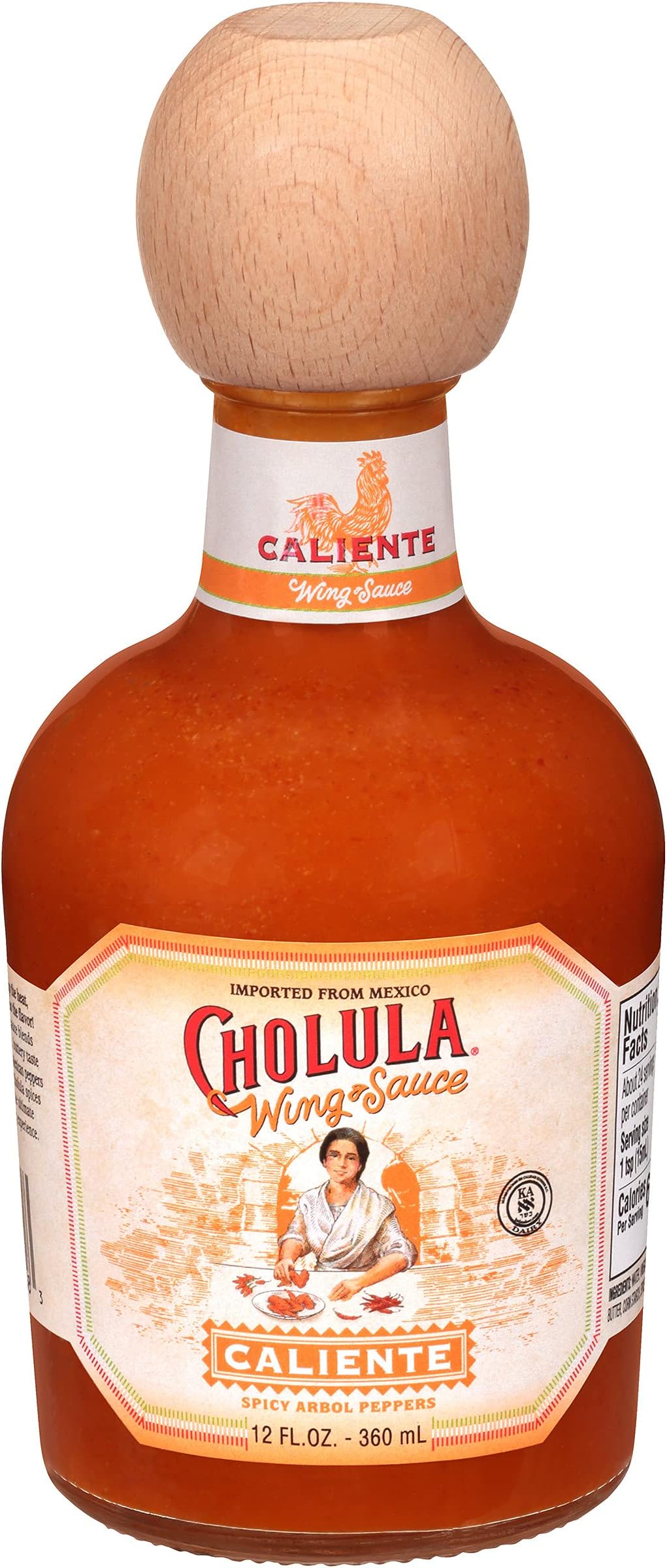 Cholula Caliente Wing Sauce, 12 fl oz