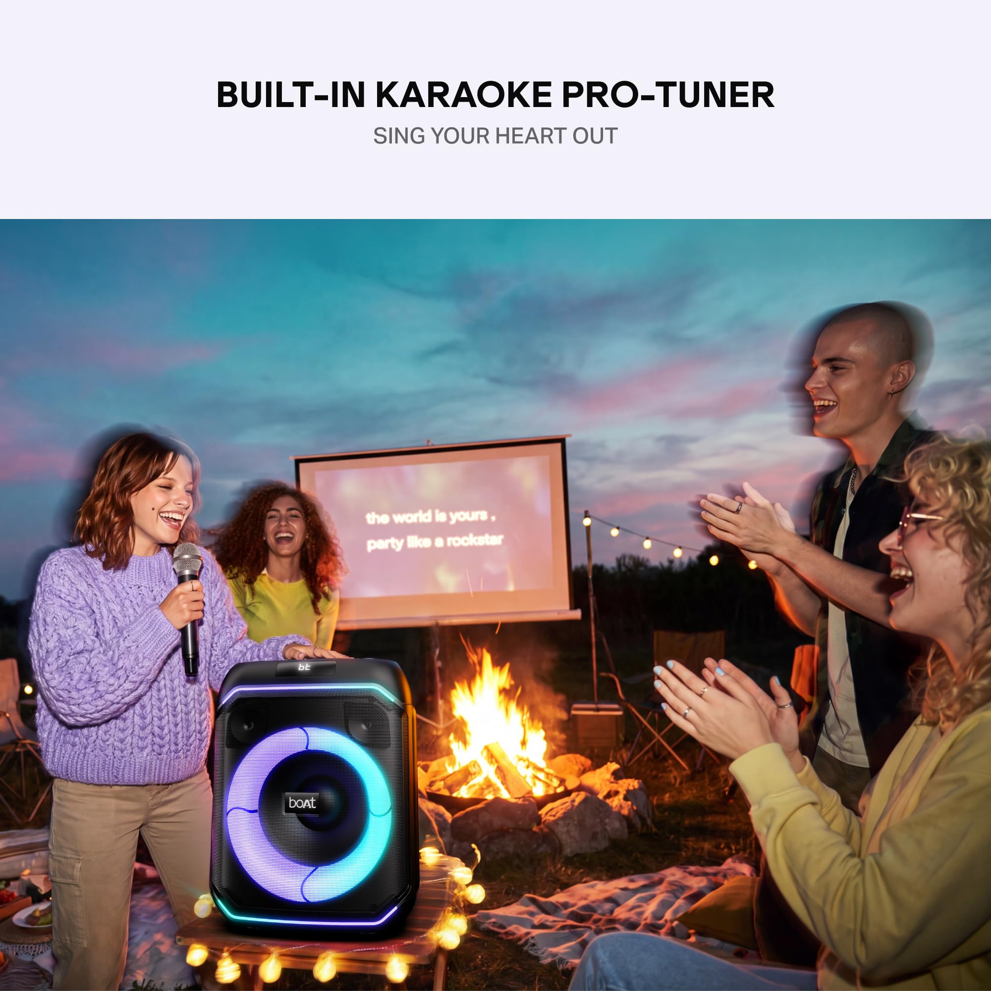 boAt Launch PartyPal 230 - Karaoke Bluetooth Speaker -5