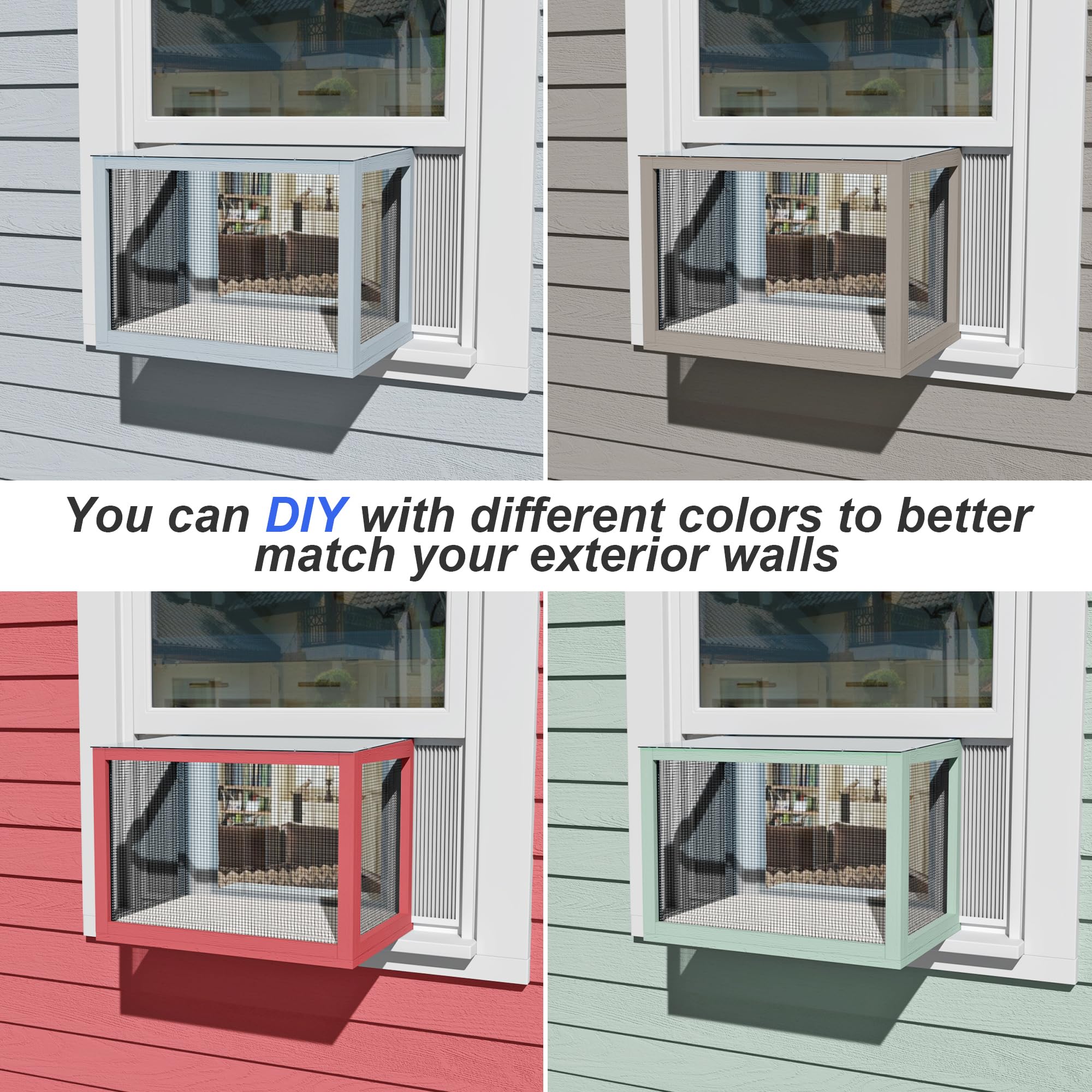 Cat Window Box Enclosures Amazon.com : Cat Window Box, Universal Cat