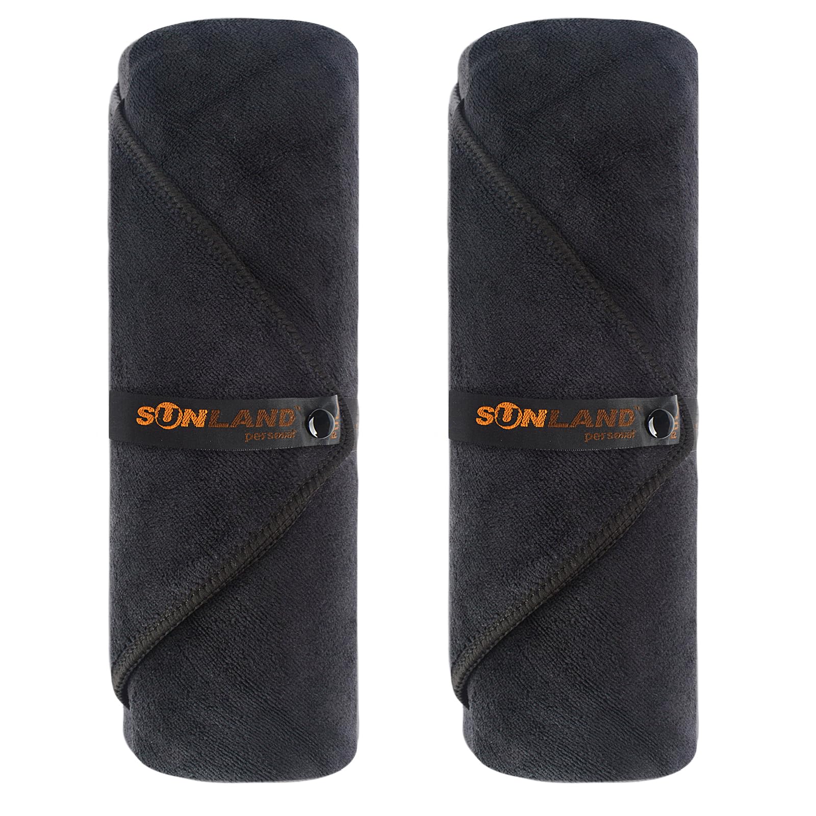 SUNLAND Microfiber Gym Bath Towel Ultra Soft Travel Camping Towel Super Absorbent Swimming Sport Towels with Carry Bag for Adults and Children