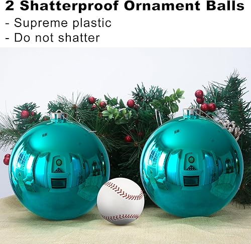 Vista 739 de 18 esferas medianas decorativas navideñas para árbol de Navidad, inastillables, para colgar, color púrpura, 2.5 pulgadas, paquete de 18