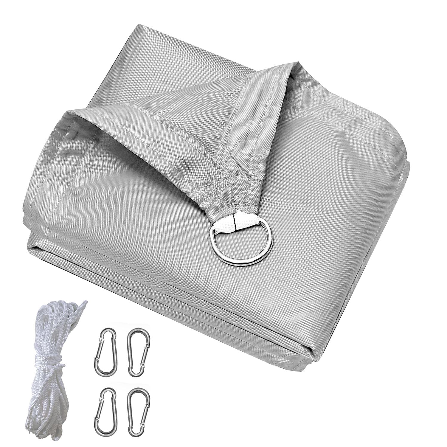 Amazon | JIANLEI サンシェード 防水 3M*5M グレー 四隅にはD型メタル