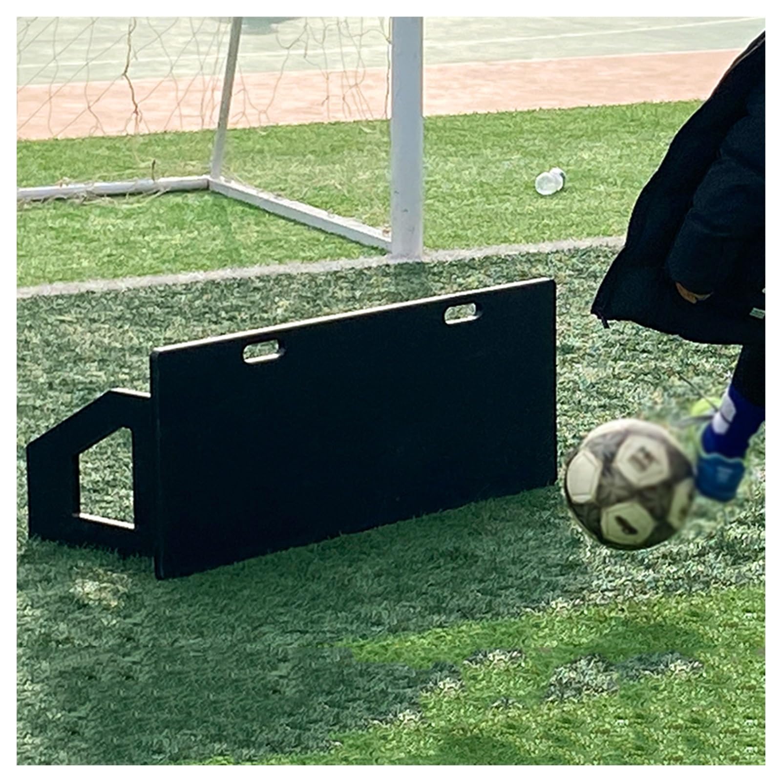 Piłka Nożna Rebounder Board, Składany Sprzęt Do Treningu Piłkarskiego, Przenośny Rebounder Piłkarski, Odporny Na Uderzenia, Regulowany Kąt, Do Kontrolowanego Ćwiczenia Podań I Strzelania