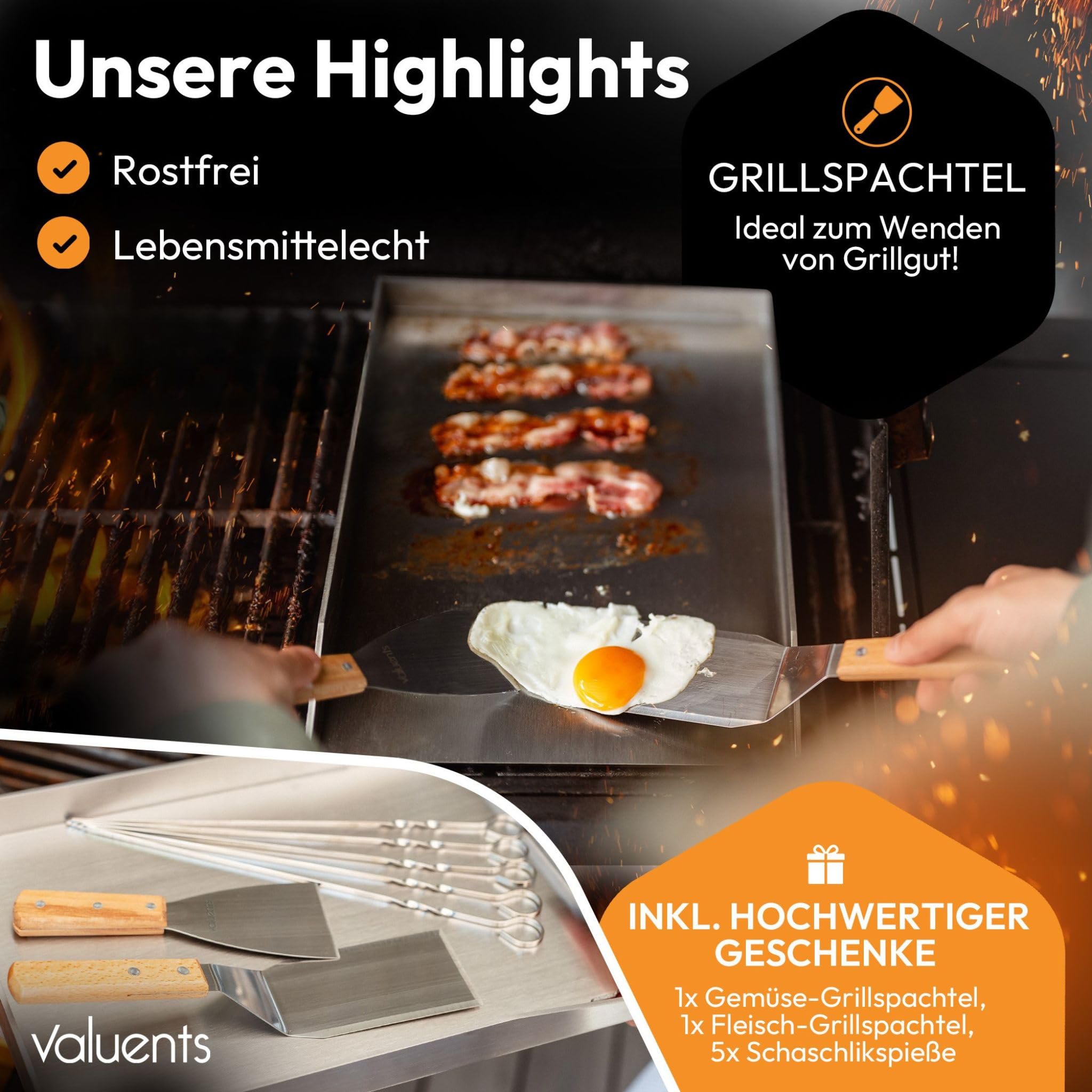 BBQ Plancha Grill Big Jack Cortenstaal 3.0 - Met Houten Omranding Mesa