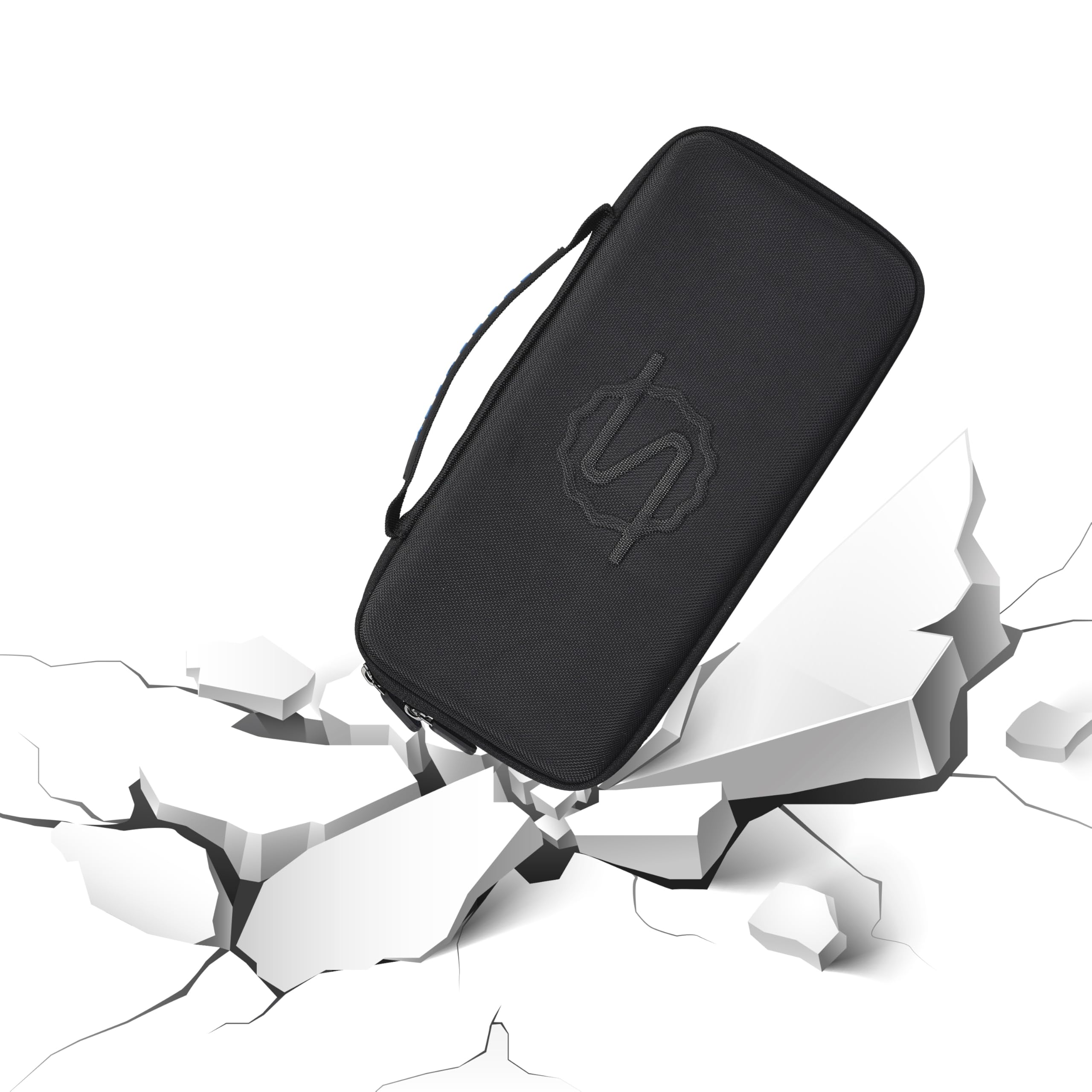 Tasche kompatibel mit Logitech MX Keys Mini Kabellose Tastatur – Hartschalen Case Hülle mit Innenorganizer & Reißverschluss – Schutz- und Transporttasche für Tastatur & Zubehör