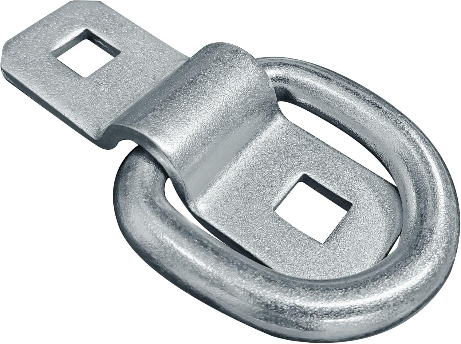 Mega Cargo Control 1 ½" Bolt-On D-Rings Tie-Down Anchors | Lashing Rings with Mounting Brackets | Trailers Trucks RV Campers Vans ATV SUV Boats Motorcycles (100-Pack)