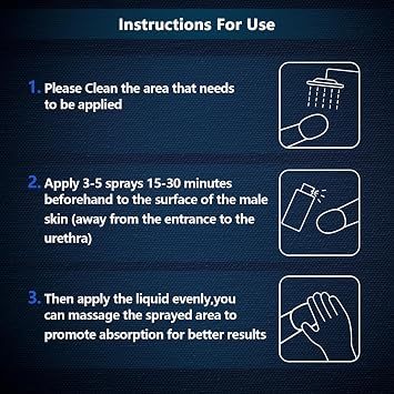 Delay Sprayer for Long Last Men,Last Longer in Bed for Men,Non-Lrritating & Odorless,for Men and Couples 5ml