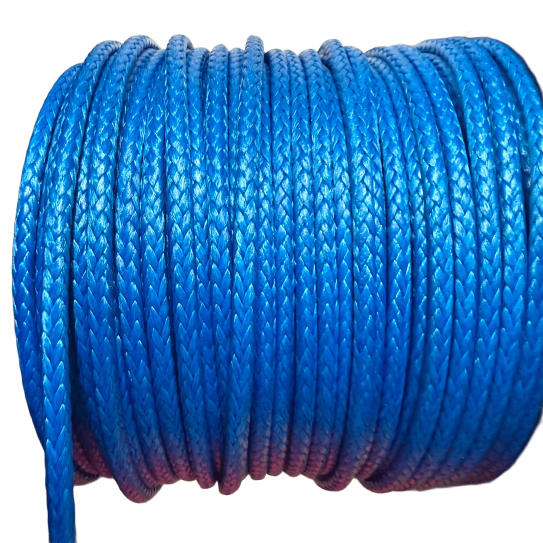 5mm Dyneema SK78 Compact Braid Rope by Gottifredi Maffioli, 12 Strand Coated Sailing Line, Lightweight High Strength Low Stretch Cord for Halyards Control Lines Marine Use, Colour - Blue, 1 Metre