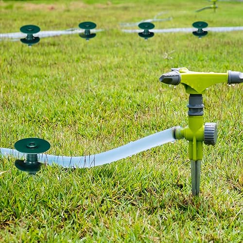 Miniatura 5 de 16 estacas guía de manguera de jardín de 10 pulgadas, estaca de metal resistente de zinc inoxidable, estacas de guía de manguera de metal resistente