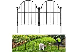 Garden Arched No Dig Pet Decor Fence Patio Border