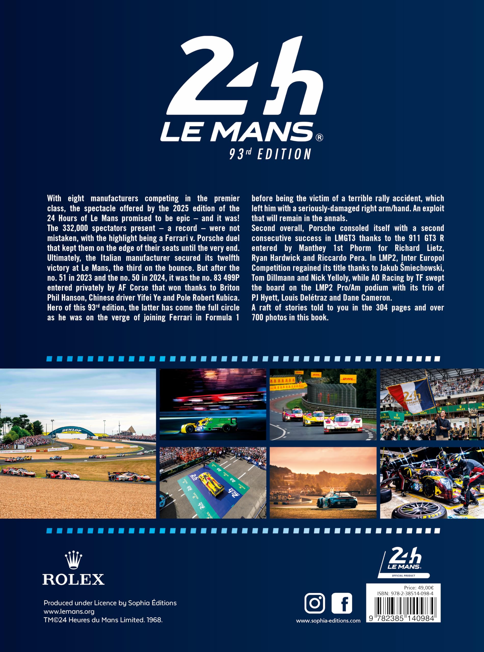 24H Le Mans 93rd edition: 2025 Official Book
