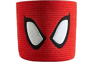 Spiderman Figural Rope Storage Organizer Basket