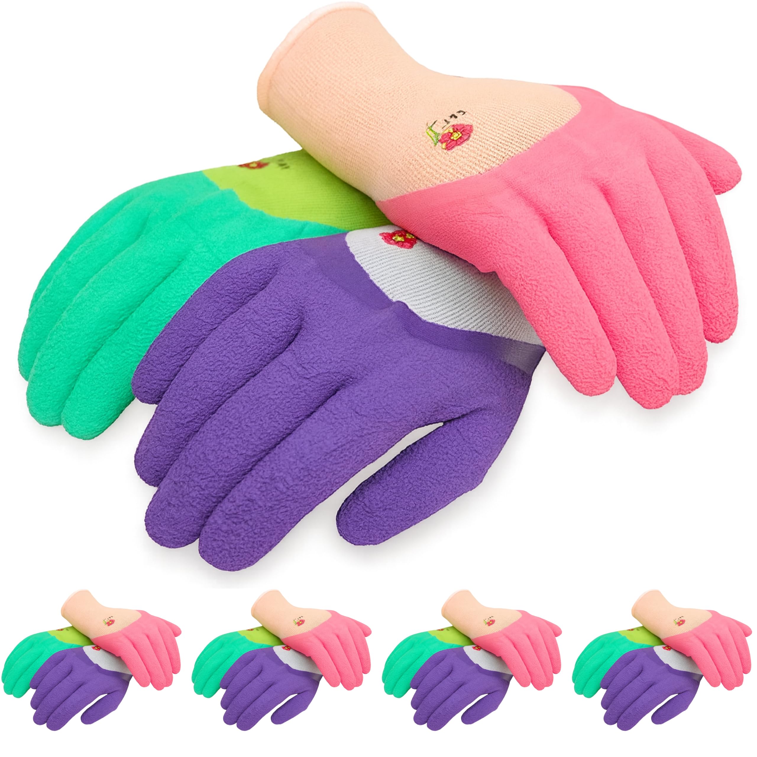 Women’s Gardening Gloves, Micro-Foam Coated, Durable, Flexible Nylon Shell, Textured Palm for Maximum Grip