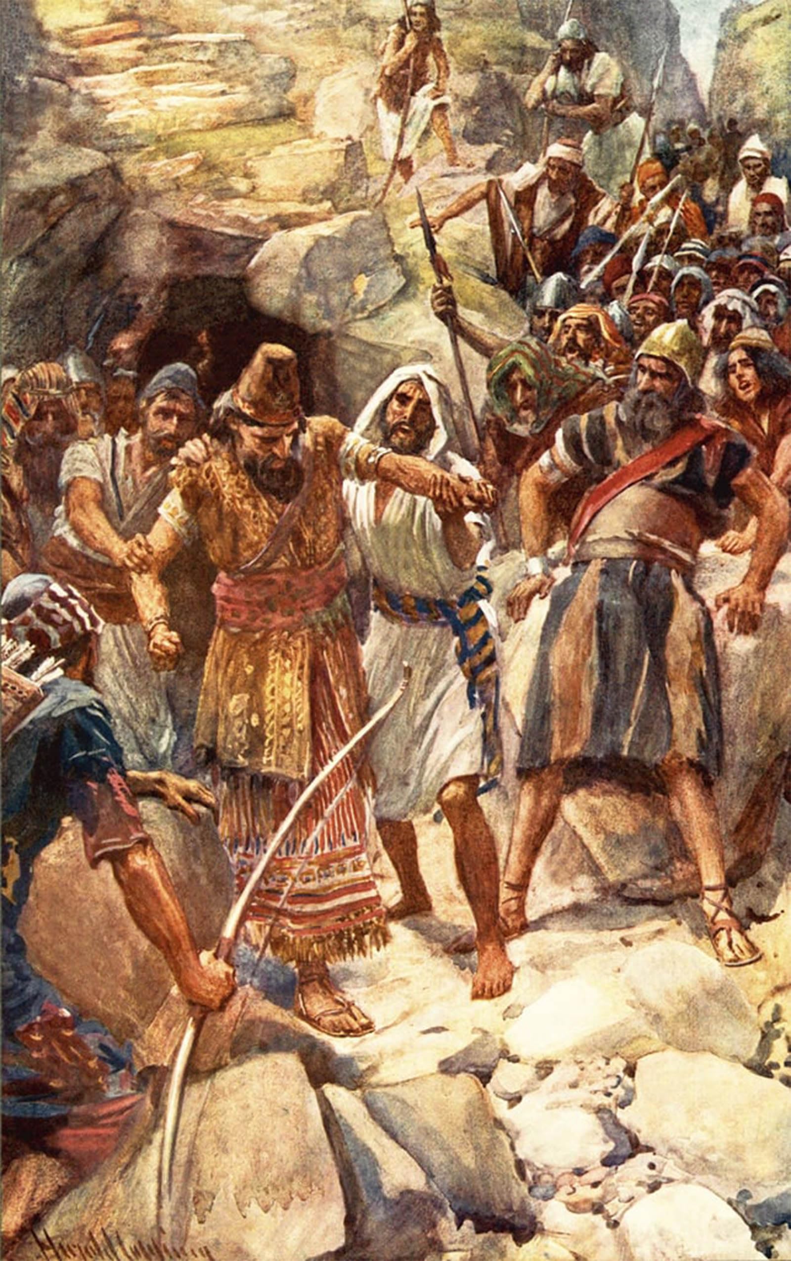 POSTERIIk Vintage Art Print Images Pictures Print the Fate of the Canaanite Kings by Harold Copping Modern Colour Posters for Office Home Decor 60x90cm