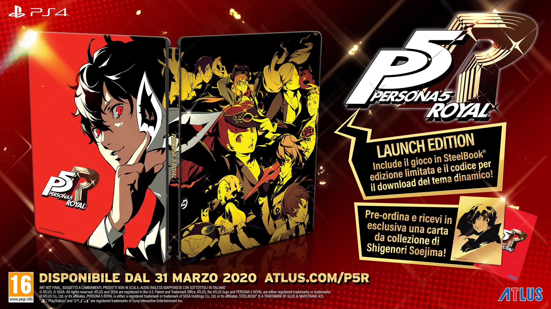 Persona 5 Royal Launch Edition - Esclusiva Amazon.It (con Art Card da Collezione) - Other - PlayStation 4